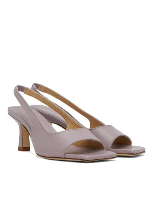 AEYDE Purple Juno Heeled Sandals