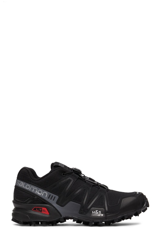 salomon trainers celebrity Salomon, Black Speedcross 3 Sneakers, £110