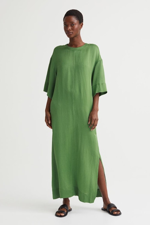 H&M, Silk-Blend Maxi Dress, £119.99