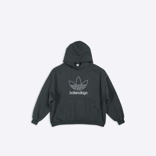 Balenciaga Adidas collaboration Women's Oversize Hoodie in Green, £1,090