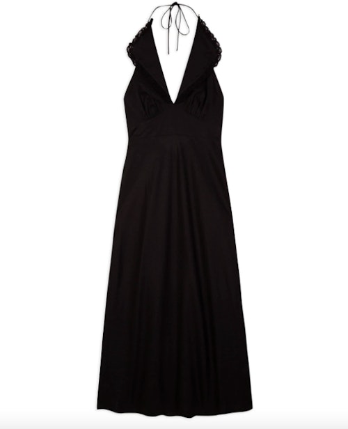 Rixo, Sabrina Halter Neck Lapel Dress, £195