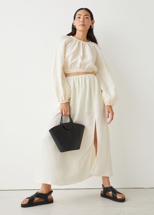 & Other Stories, Wide Midi Skirt, £75