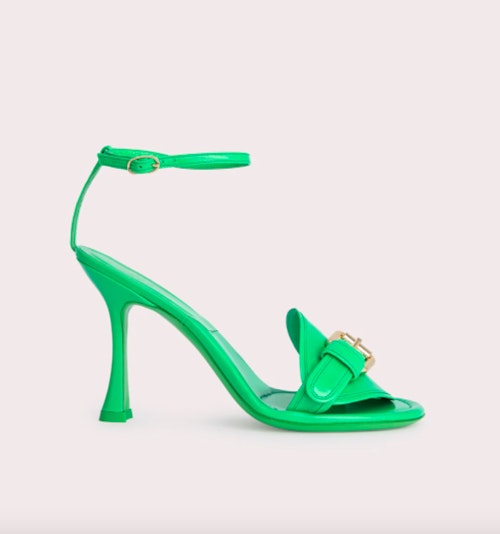 By Far, Montana Super Green Gloss Leather, £340