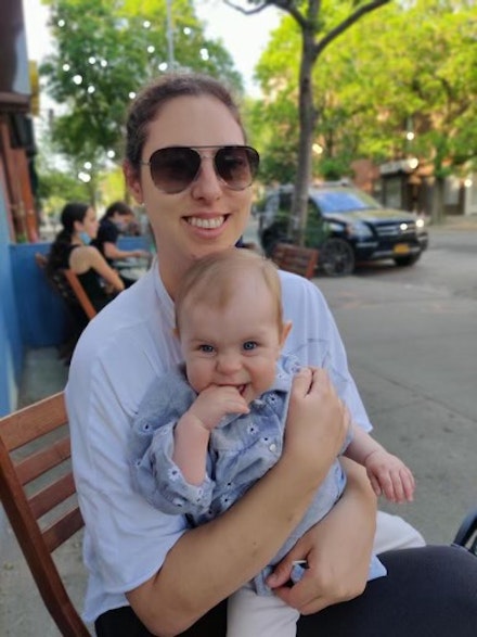Daniella with her daughter Elodie Daniella with her daughter Elodie