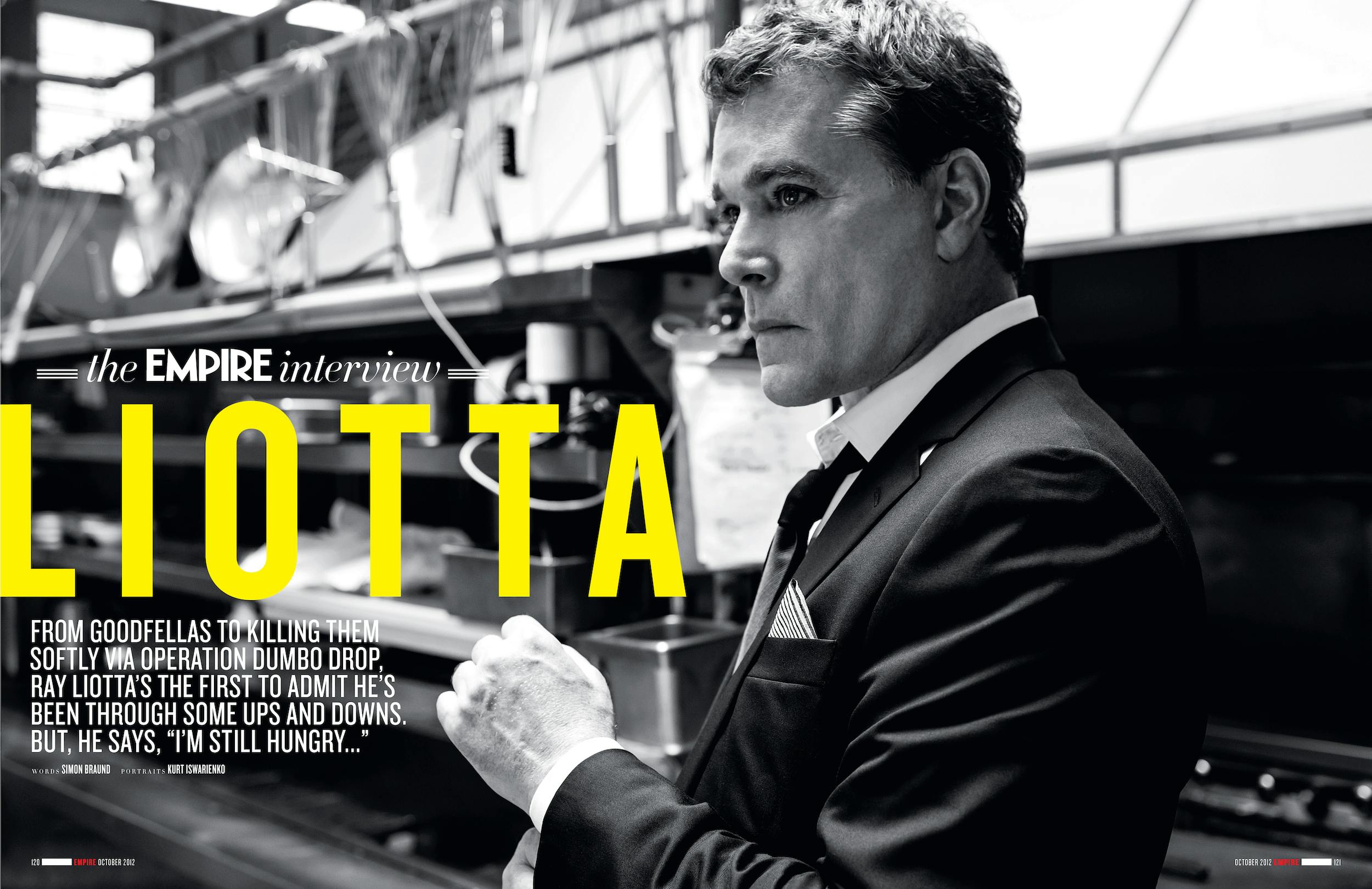 Ray Liotta, Empire, October 2012