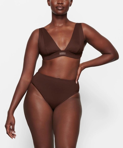 SKIMS Swim Plunge Bikini Top, £32