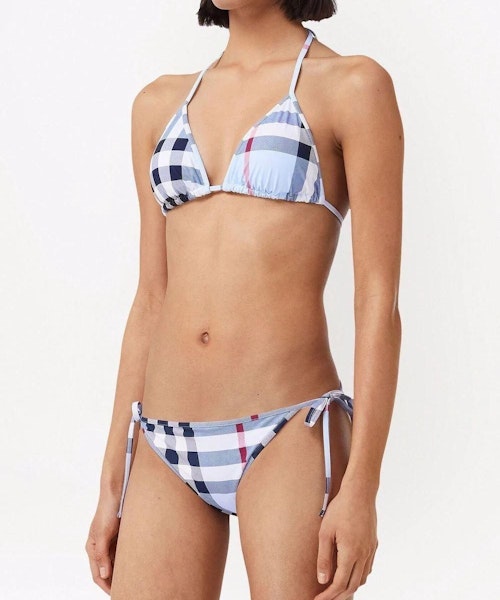 Burberry Check Triangle Bikini, £320