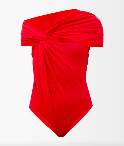 Maximilian Davis, Disco Twisted Jersey Bodysuit, WAS £475 NOW £261