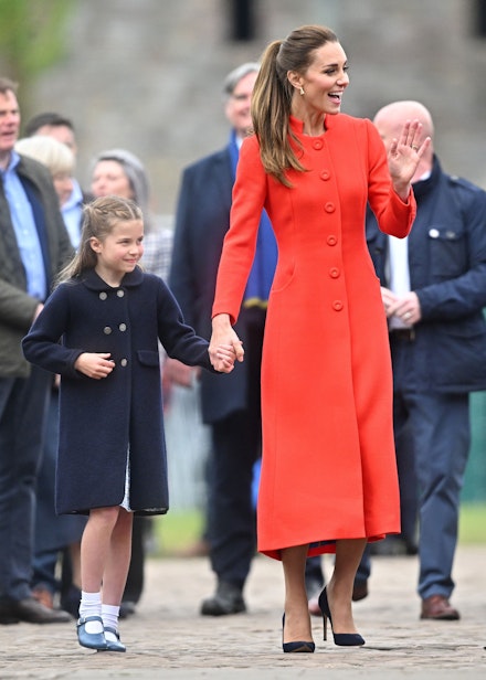 Kate Middleton Princess Charlotte Cardiff Castle Kate Middleton Princess Charlotte Cardiff Castle