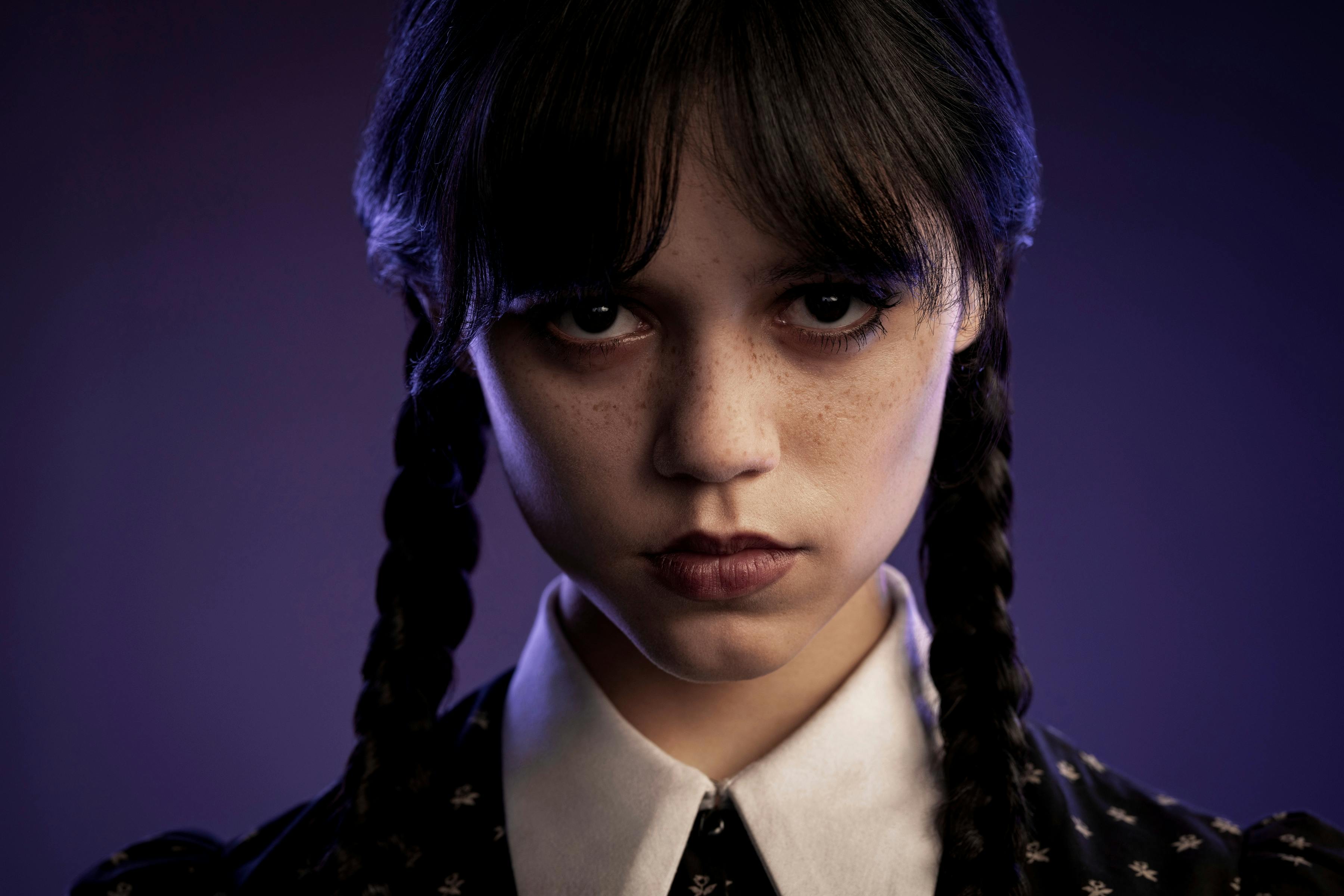 Jenna Ortega as Wednesday Addams