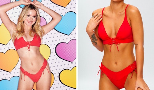 Tasha Ghouri's Red Bikini