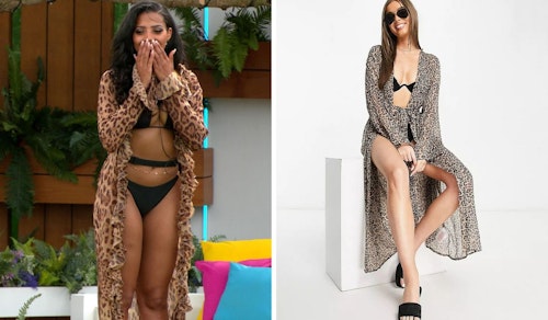 Amber Beckford's Leopard Print Kimono