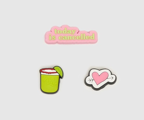 Multi Jibbitz Heart Margarita 3 Pack