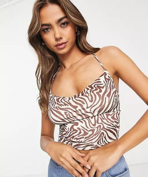 Stradivarius Scarf Top