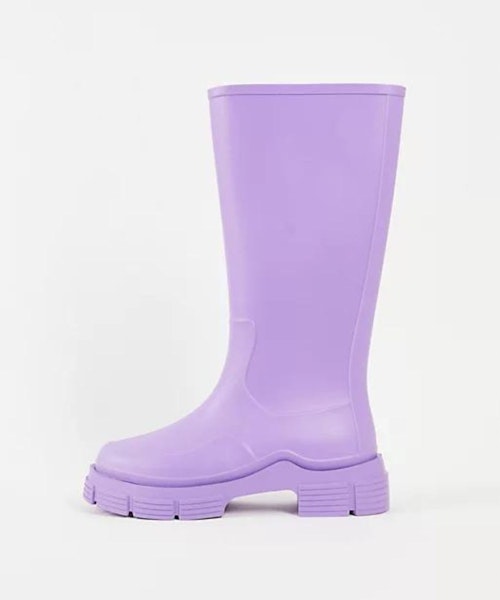 ASOS Design Wellington Boot In Purple