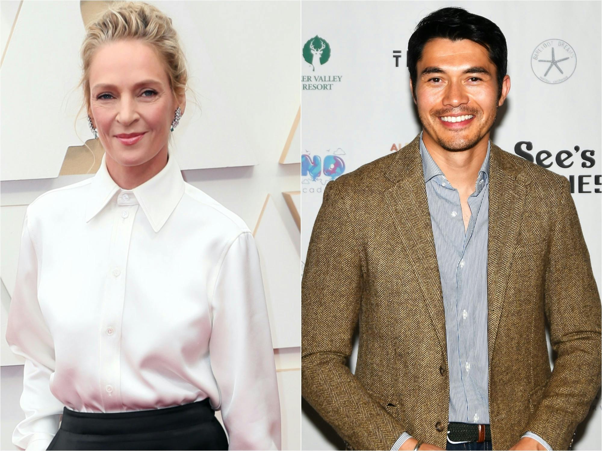 Uma Thurman, Henry Golding
