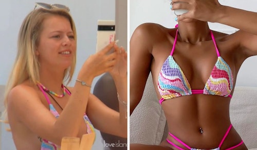 Tasha Ghouri's Multi-coloured Bikini