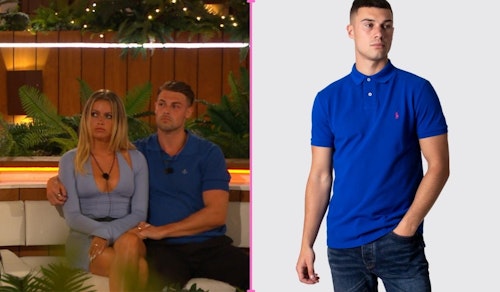 Love Island Andrew's Blue Polo Shirt (Week Two)