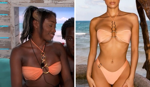 Indiyah Polack's Orange Ring Bikini