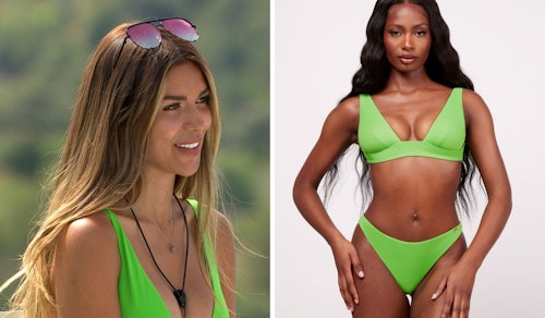 Ekin-Su Cu00fclcu00fcloglu's Green Bikini