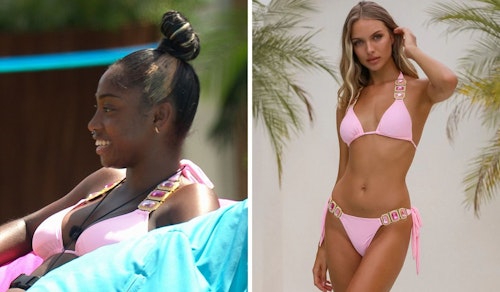 Indiyah Polack's Pink Crystal Bikini