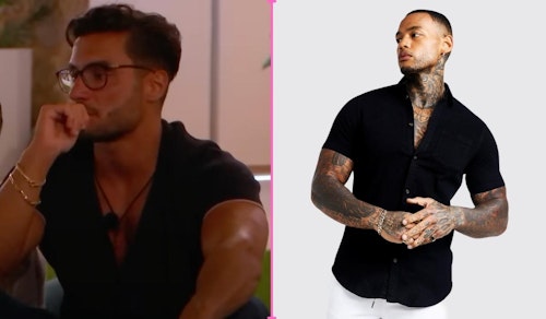 Love Island Davide's Black Muscular Fit Shirt (Week Two)