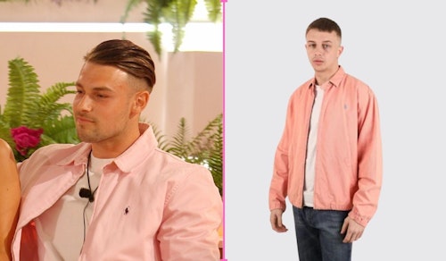 Love Island Andrew's Ralph Lauren Pink Windbreaker Jacket (Week One)