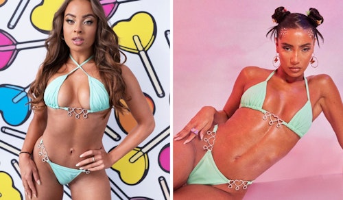 Danica Taylor's Promo Green Bikini
