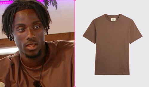 Love Island Ikenna's Chocolate Brown T-Shirt (Week Three)