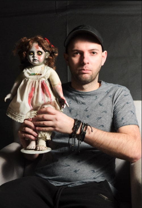 Matt's doll is a pyromaniac Man with haunted doll