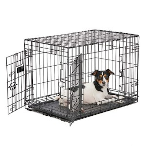 Kong Two Door Ultra-Strong Dog Crate Black Medium