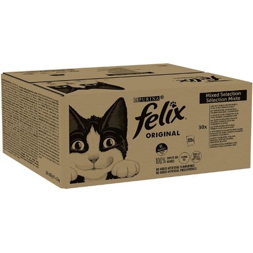 Felix Original Mixed Selection in Jelly Cat Food 120x100g
