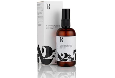 Bloom & Blossom Revitalising Leg and Foot Spray, £14, bloomandblossom.com bloom-and-blossom-revitalising-leg-and-foot-spray-2014