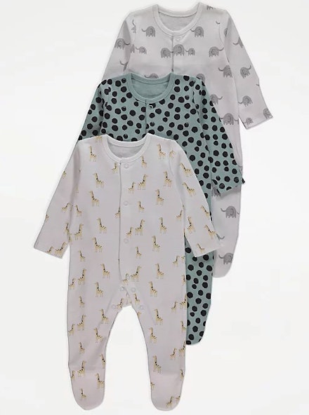 Printed-Long-Sleeve-Sleepsuits-3-Pack