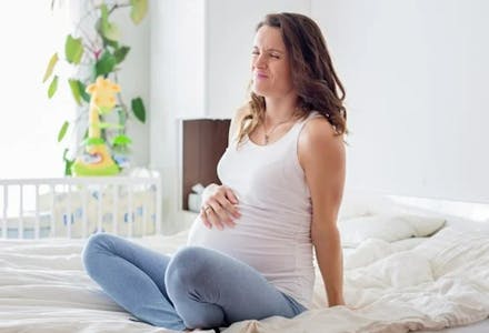 1) Labour contractions Labour contractions