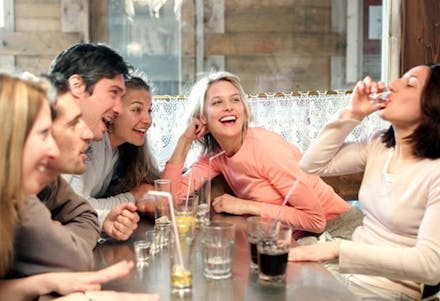 Go on a booze binge An image of people drinking