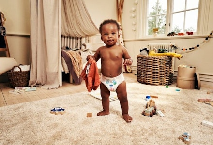 asda-nappy-pants Toddler standing