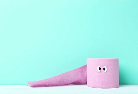 1) Frequent urination toilet roll