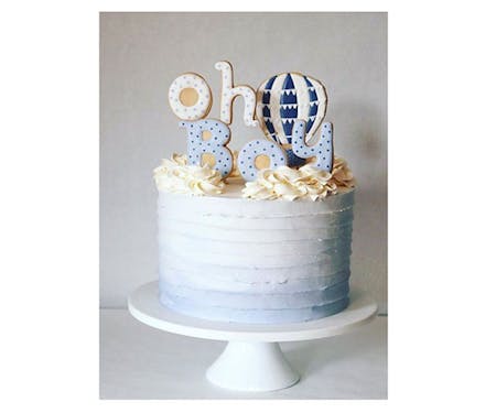 1) Hot air balloon cake Hot air balloon cake