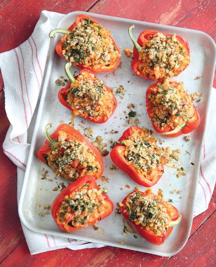 Lentil stuffed peppers Lentil stuffed peppers