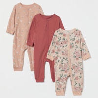 3-pack cotton pyjamas