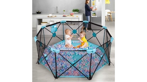 Hadwin 8 Panel Foldable and Portable Baby Playpen