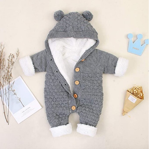 Haokaini hooded pram suit
