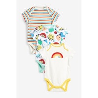 Little Bird Bright Short Sleeve Bodysuits 3 Pack