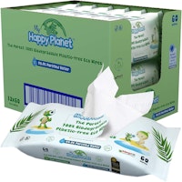 My Happy Planet 100% Biodegradable, Plastic Free Baby Wipes