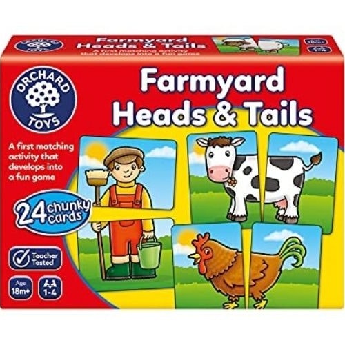 Orchard Toys Farmyard Heads and Tails Game