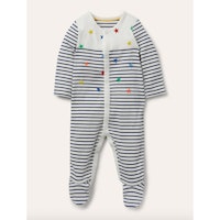 Organic Stars Sleepsuit - Multi Stars