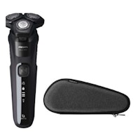Philips Series 5000 Wet & Dry Electric Shaver with Pouch, Deep Black - S558830