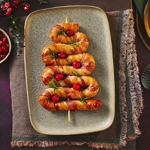 Pigs in Blanket Christmas Tree