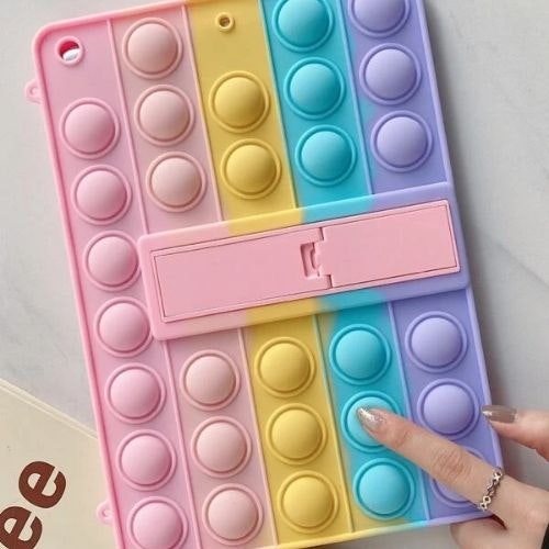 Push Pop Bubble Fidget Case For iPad